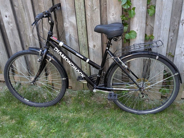 Diamondback commuter/touring bike with rear carrier and fenders - photo 2