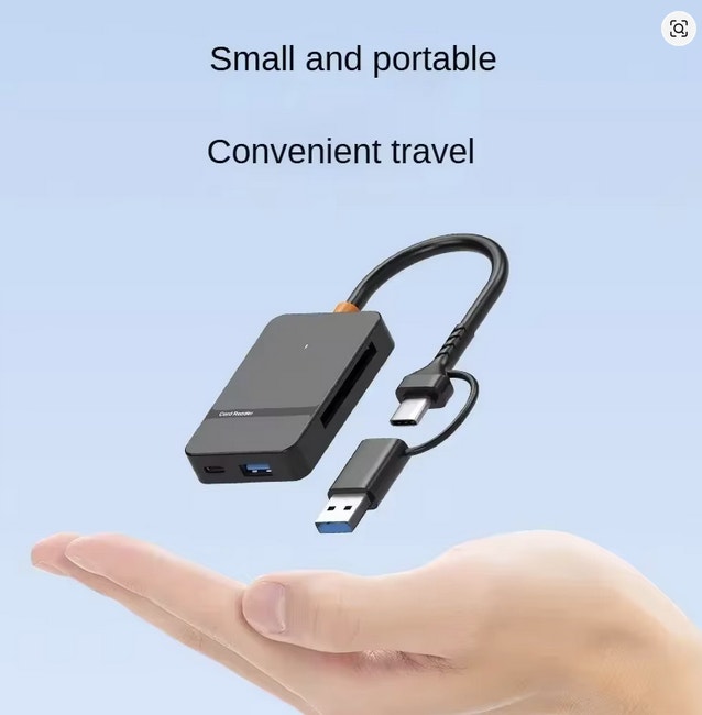 USB 3.0 Multi 8-in-1 Card Reader SD Micro SD TF CF MS - photo 5