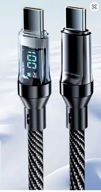 USB C 120W Charging Cables with LED Display - 2 Meter - photo 2