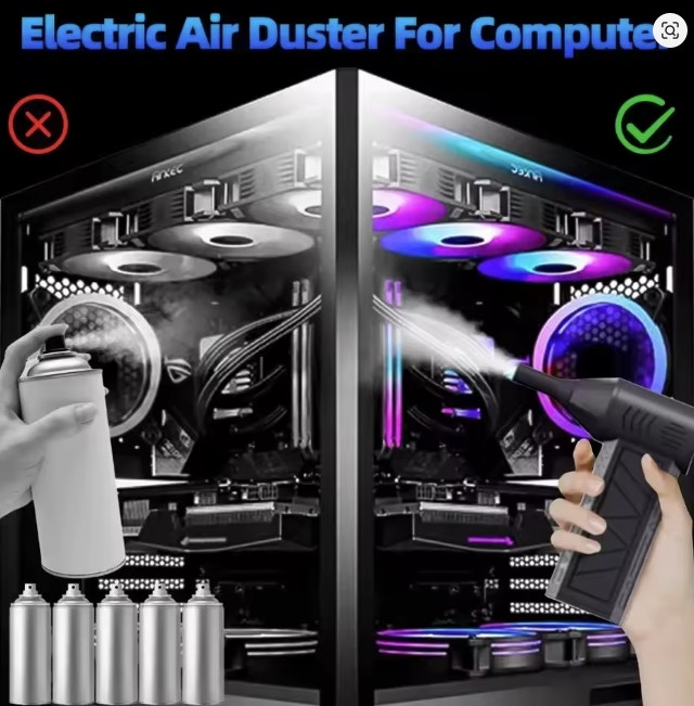 Turbo Jet Fan Electric Air Duster Adjustable Wind Speed - photo 5