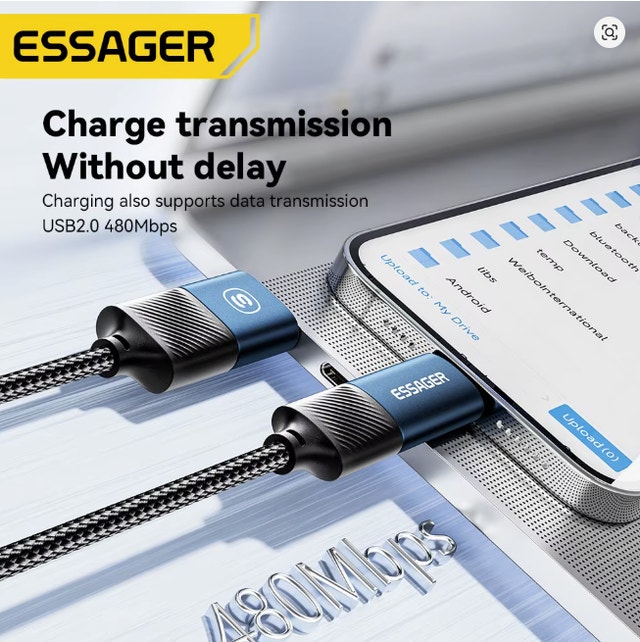2-in-1 USB Fast Charging Cable for Samsung and Apple - photo 3