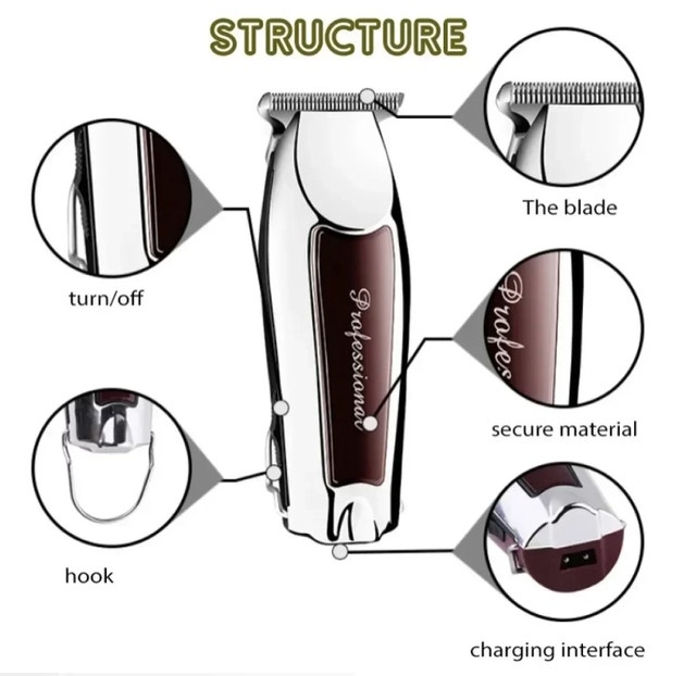 Hair Clipper Hair Trimmer Professional Barber Trimmer - photo 3