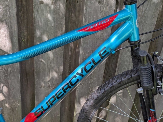 26" wheels, Supercycle blue mountain bike, new! - photo 3