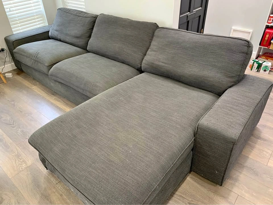 IKEA loveseat with chaise, Tresund anthracite