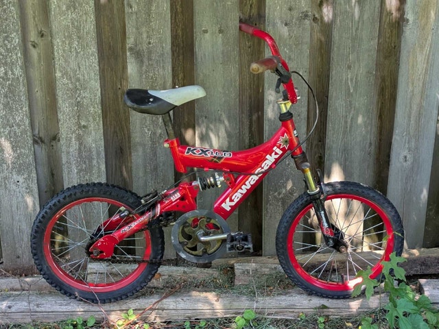 Kid's full suspension bike, Magnum Apache bike