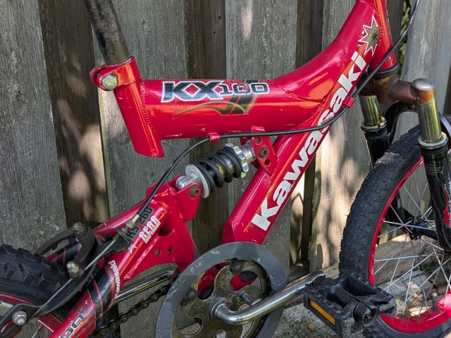 Kid's full suspension bike, Magnum Apache bike - photo 3