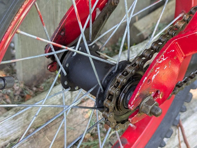 Kid's full suspension bike, Magnum Apache bike - photo 4
