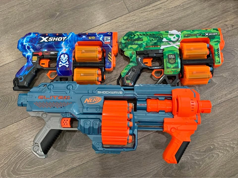 Nurf and X-shot Guns (last one)