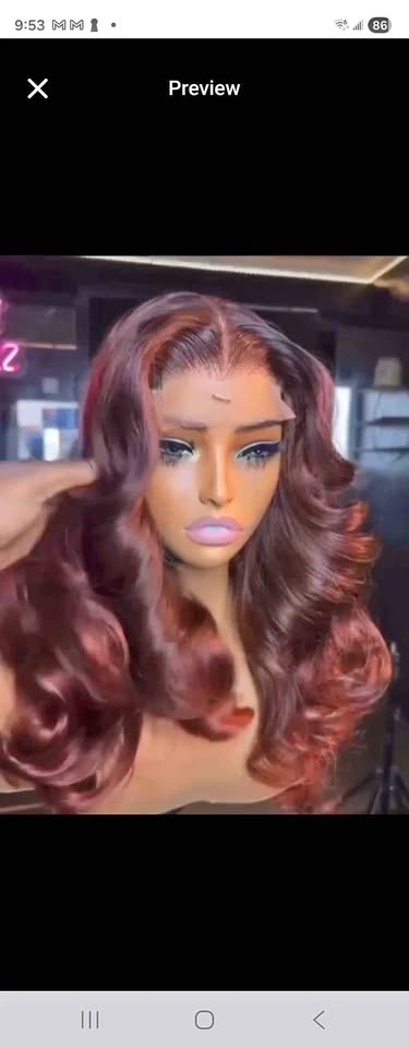 💯 human hair bounce wig