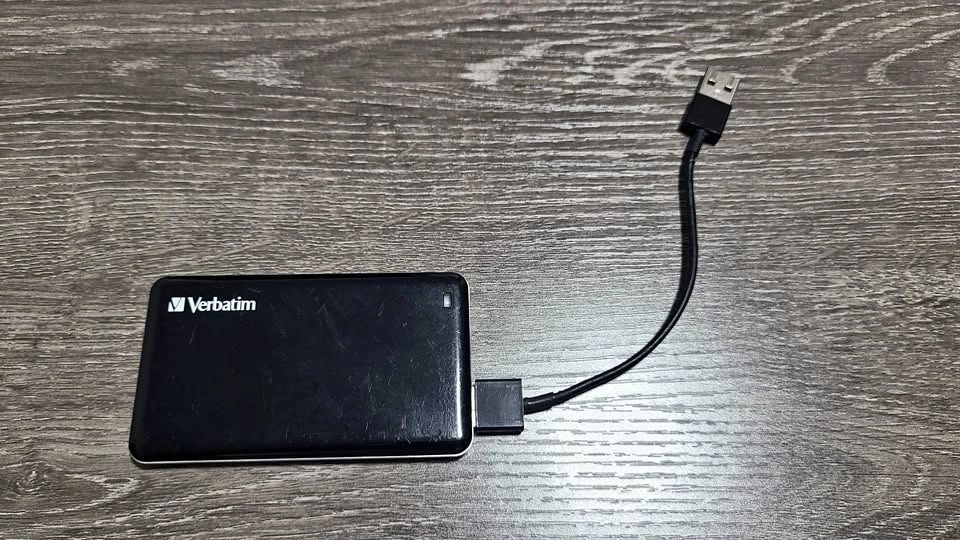 Verbatim 128GB External SSD Storage USB