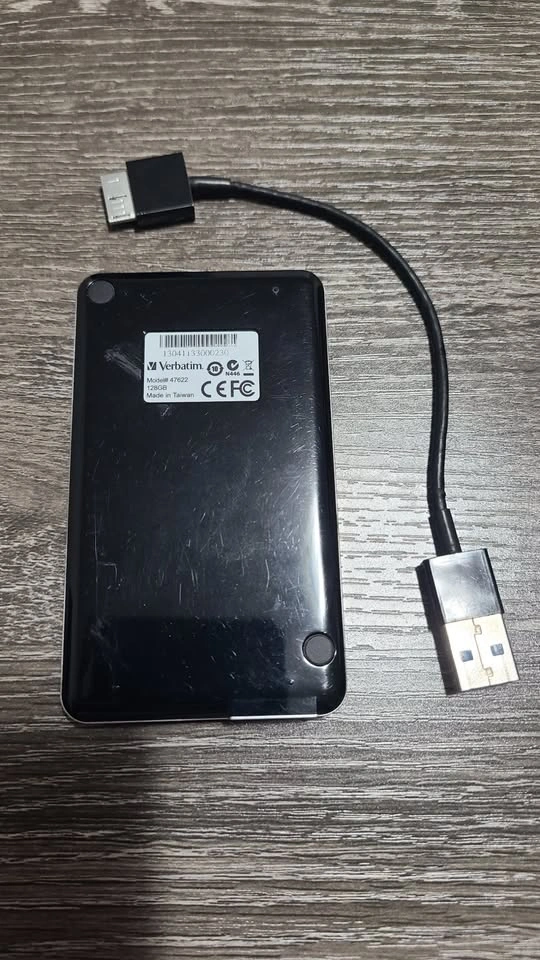 Verbatim 128GB External SSD Storage USB - photo 2