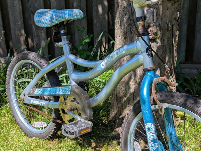 light blue kids single speed bike for ages 6-14 - photo 3