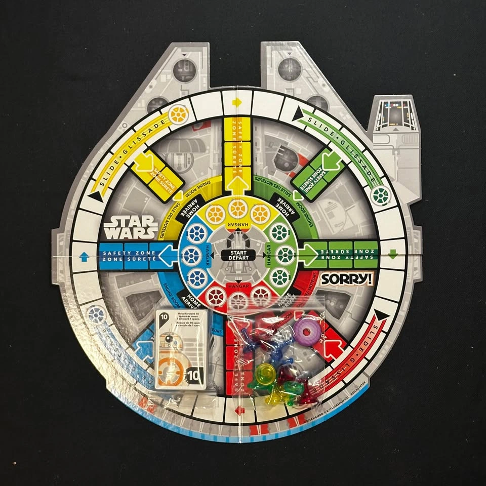 Star Wars Sorry! Board Game (Millennium Falcon Edition) - photo 3