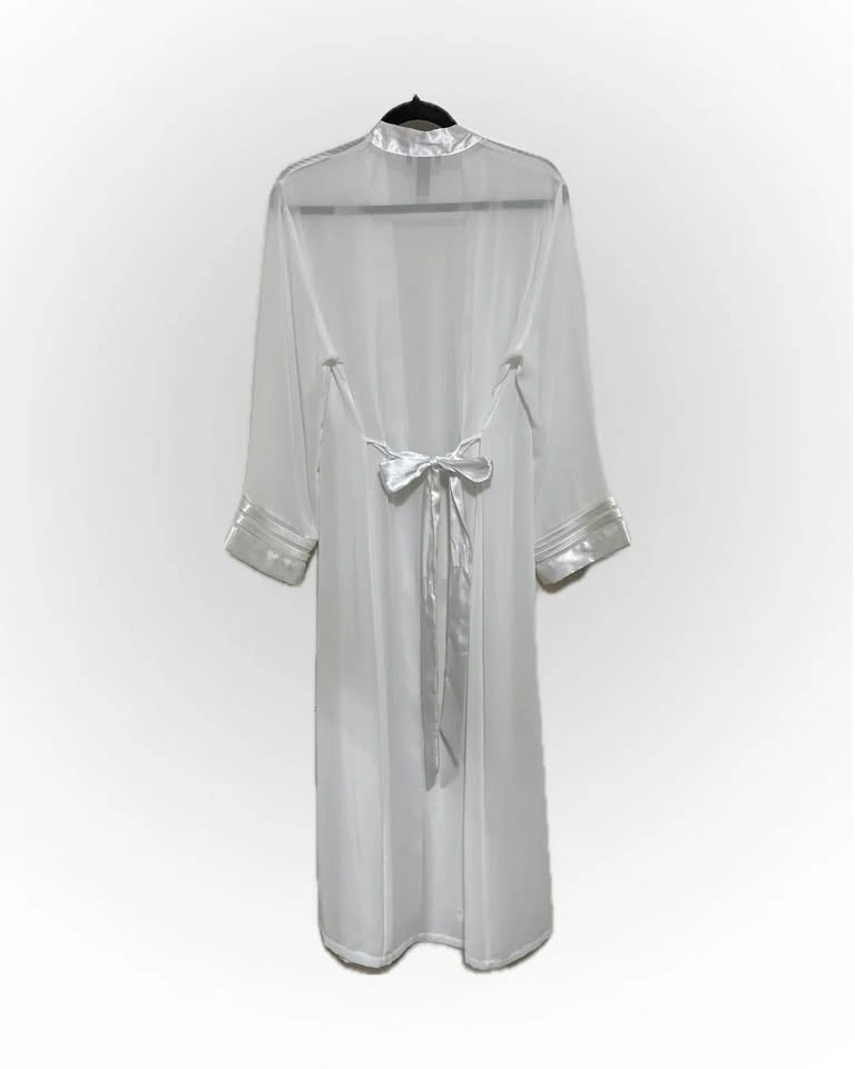 Jones New York Sheer White Robe - photo 2