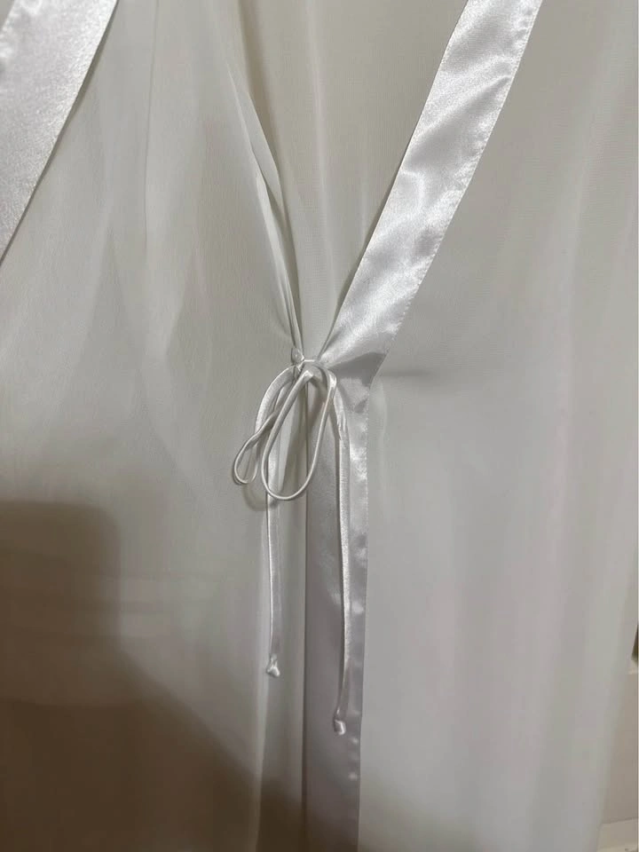 Jones New York Sheer White Robe - photo 3