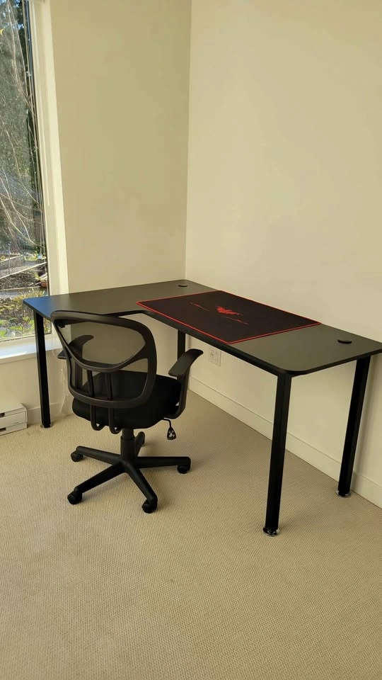 DlandHome 60inches L Shaped Gaming Desk - photo 5