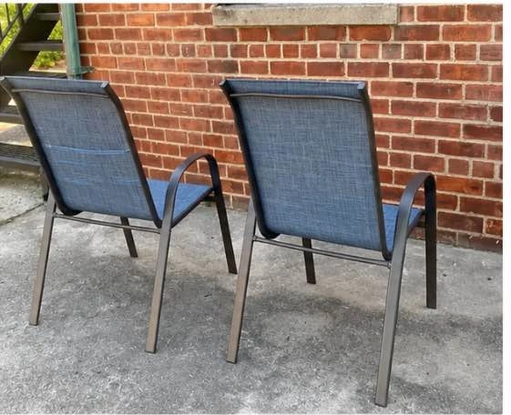 Patio Chair Set (2 Chairs) – Outdoor Sling Chairs - photo 4