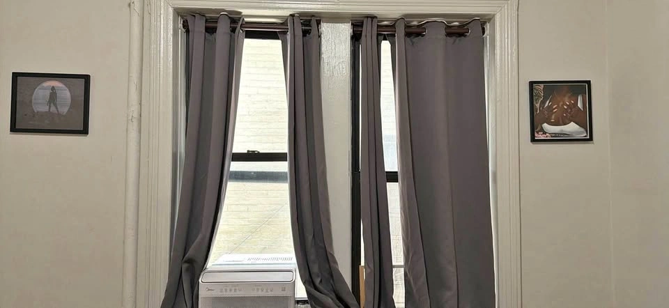 Gray Blackout Curtains & Rods