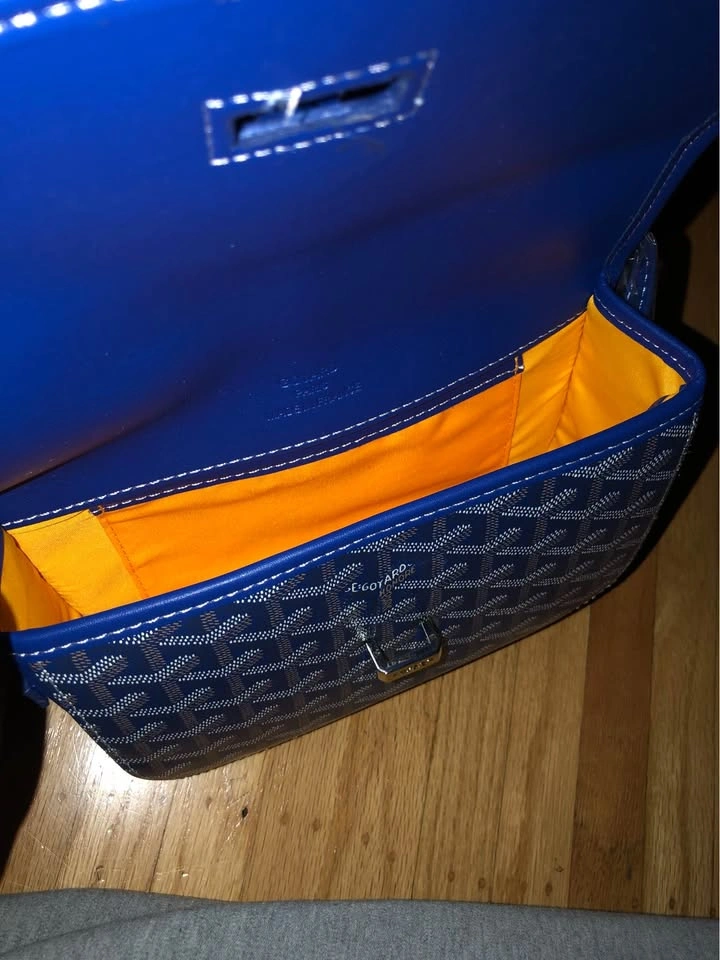 Goyard blue sidebag - photo 2