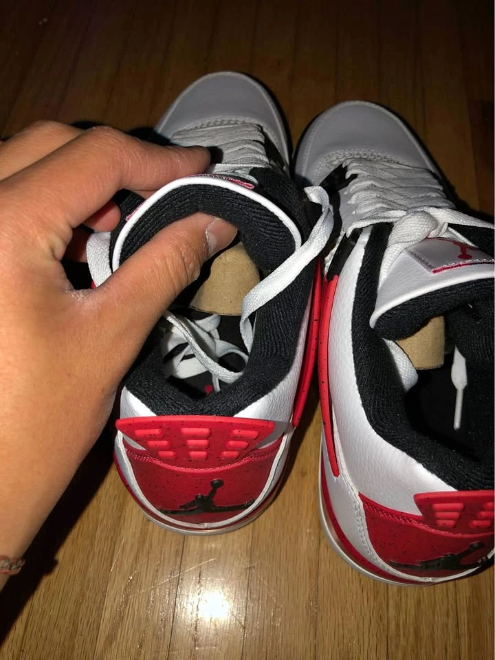 Jordan 4 Red cement