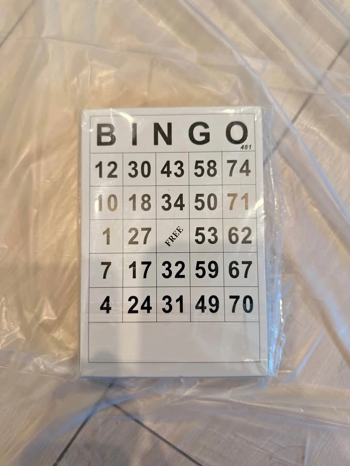 Bingo Cards 60pcs
