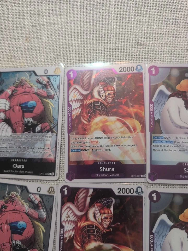 One Piece TCG OP05 Cards - Oars, Shura, Satori, Alvida - photo 3