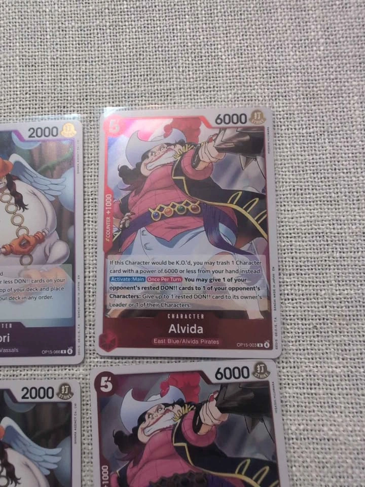 One Piece TCG OP05 Cards - Oars, Shura, Satori, Alvida - photo 5