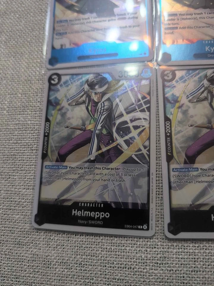 One Piece Card Game Kyros and Helmeppo Card Lot - photo 3