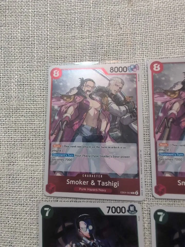 One Piece Card Game Smoker & Tashigi Kuro Character Cards Set - photo 2