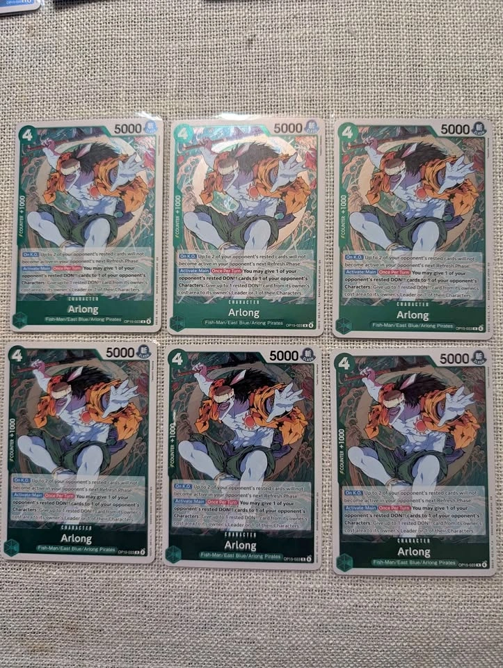 One Piece Card Game Arlong OP01-021 R cards (6 count)