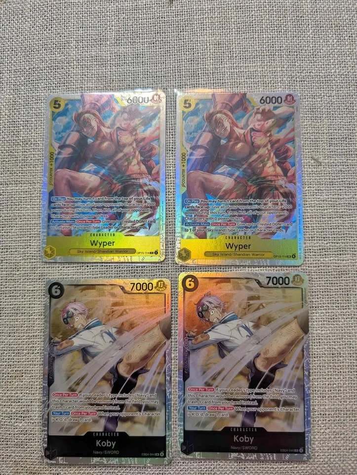 One Piece Card Game Wyper Koby foil cards