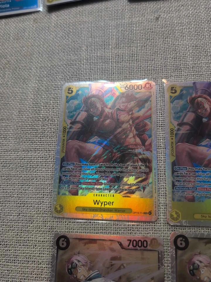One Piece Card Game Wyper Koby foil cards - photo 2