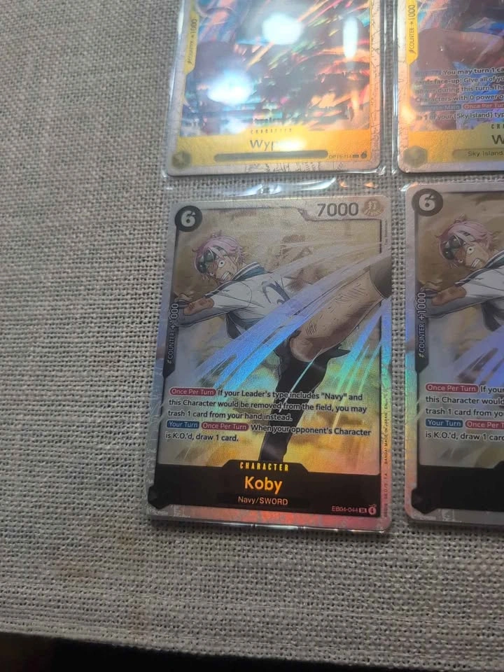 One Piece Card Game Wyper Koby foil cards - photo 3