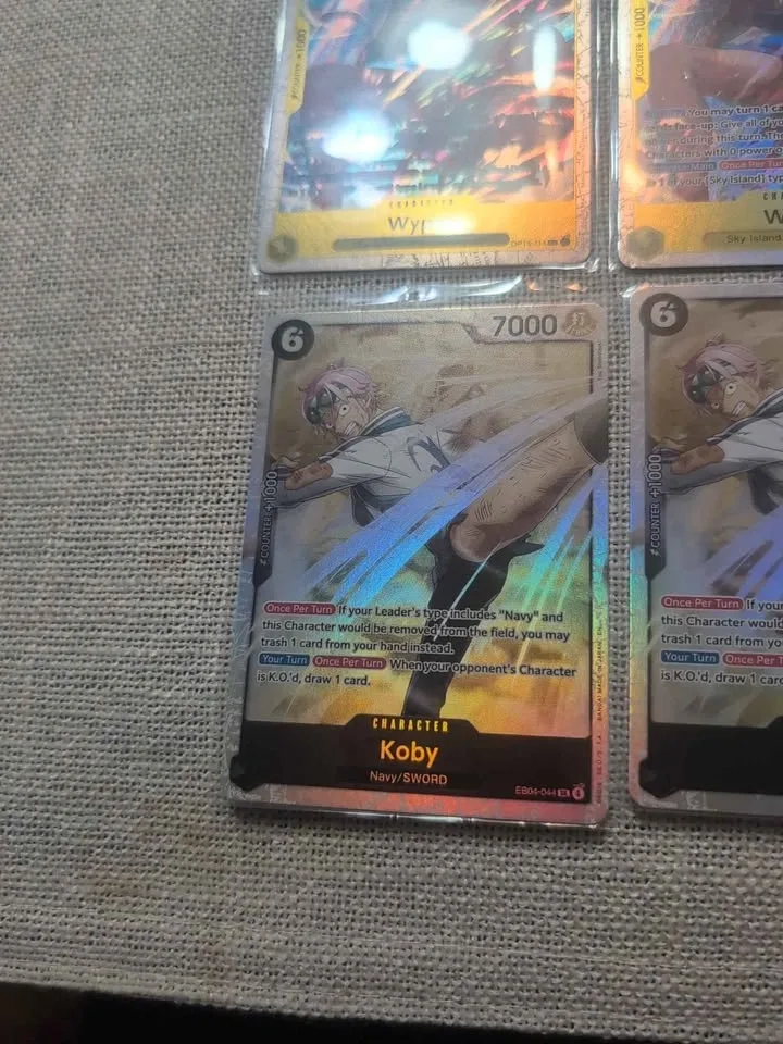 One Piece Card Game Wyper Koby foil cards - photo 3