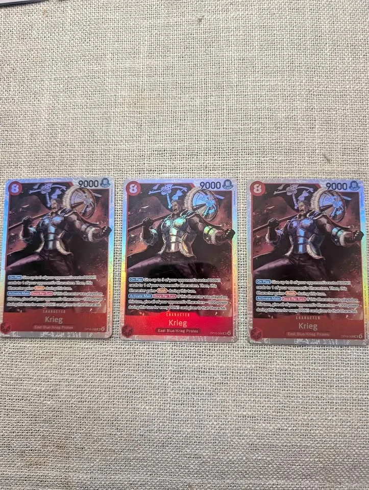 One Piece Card Game Krieg OP15-008 (3 cards)