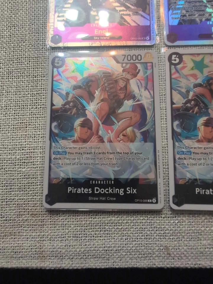 One Piece Card Game Enel and Pirates Docking Six Cards - photo 3