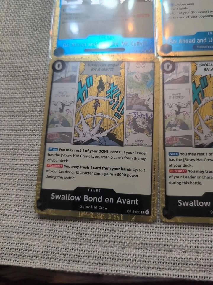 One Piece Card Game 8 Event Cards (Luffy & Swallow Bond) - photo 2
