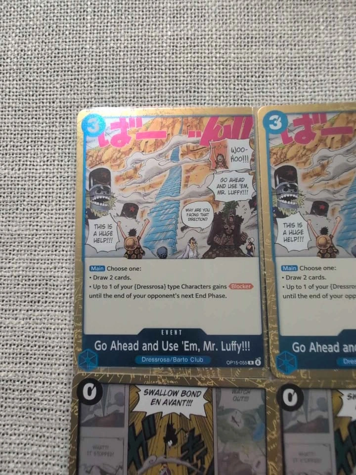 One Piece Card Game 8 Event Cards (Luffy & Swallow Bond) - photo 3