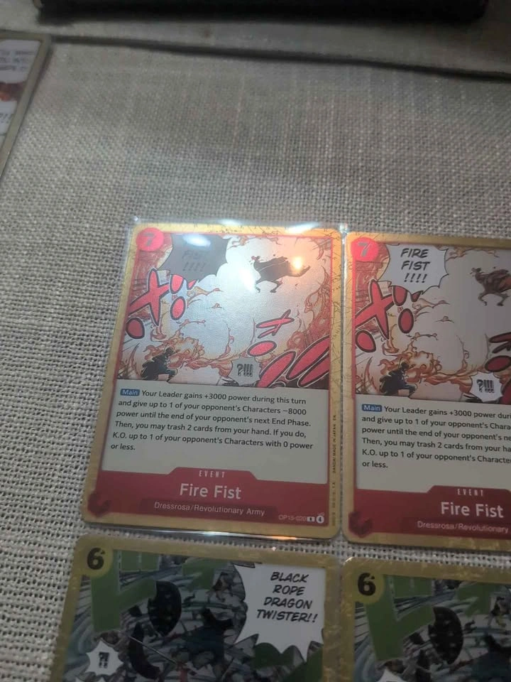 One Piece Card Game Fire Fist & Black Rope Dragon Twister - photo 3