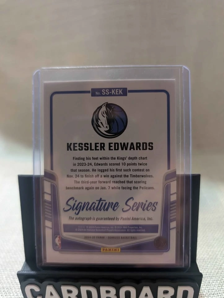 Kessler Edwards Jalen Bridges Autograph Basketball Cards - photo 2