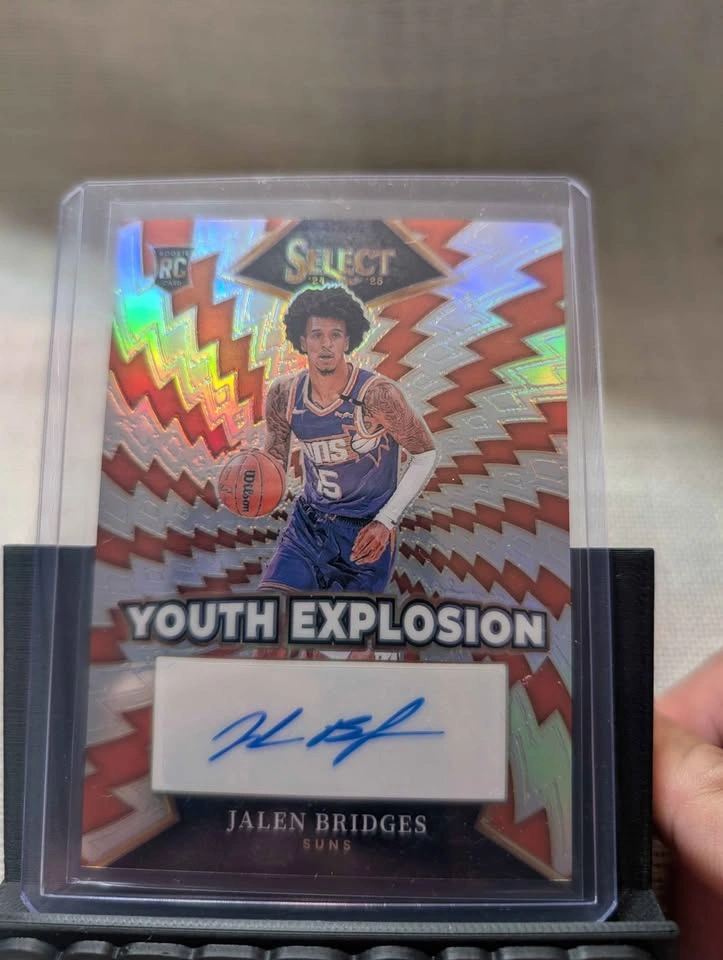 Kessler Edwards Jalen Bridges Autograph Basketball Cards - photo 3
