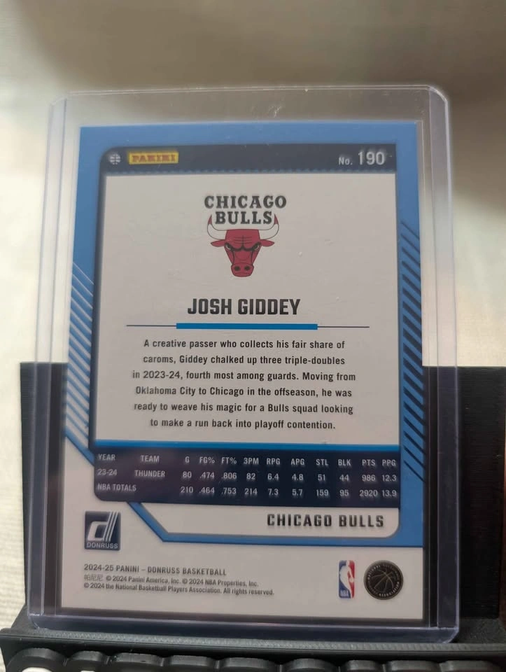 Josh Giddey Donruss Cracked Ice & Carlos Boozer NBA Cards - photo 2