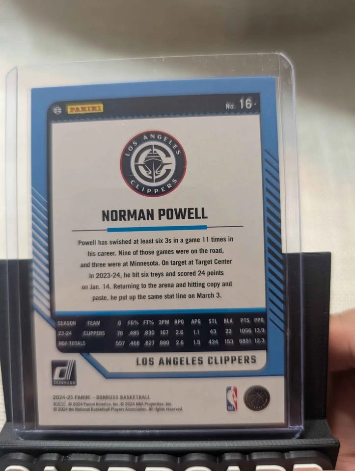 2024-25 Donruss Kawhi Leonard, Norman Powell, Blake Griffin - photo 4