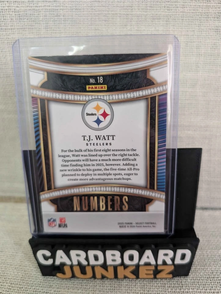 Terrell Davis, T.J. Watt, Dk Metcalf, Amon-Ra Football Cards - photo 4