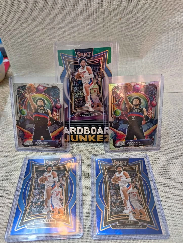 Cade Cunningham Basketball Card Lot - Select Prizm Topps Chrome