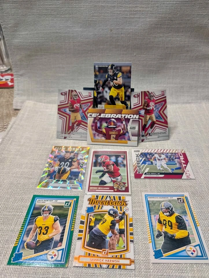 Donruss NFL Football Trading Cards Lot Rookies