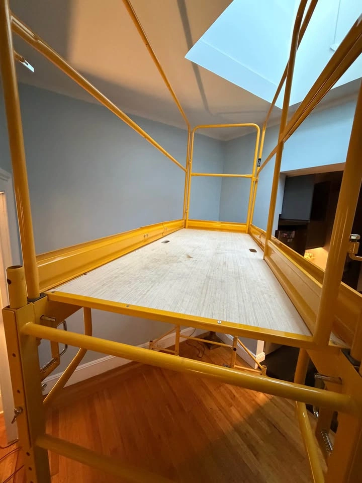 Metaltech Baker Rolling Scaffold with Guardrail and outriggers - photo 3
