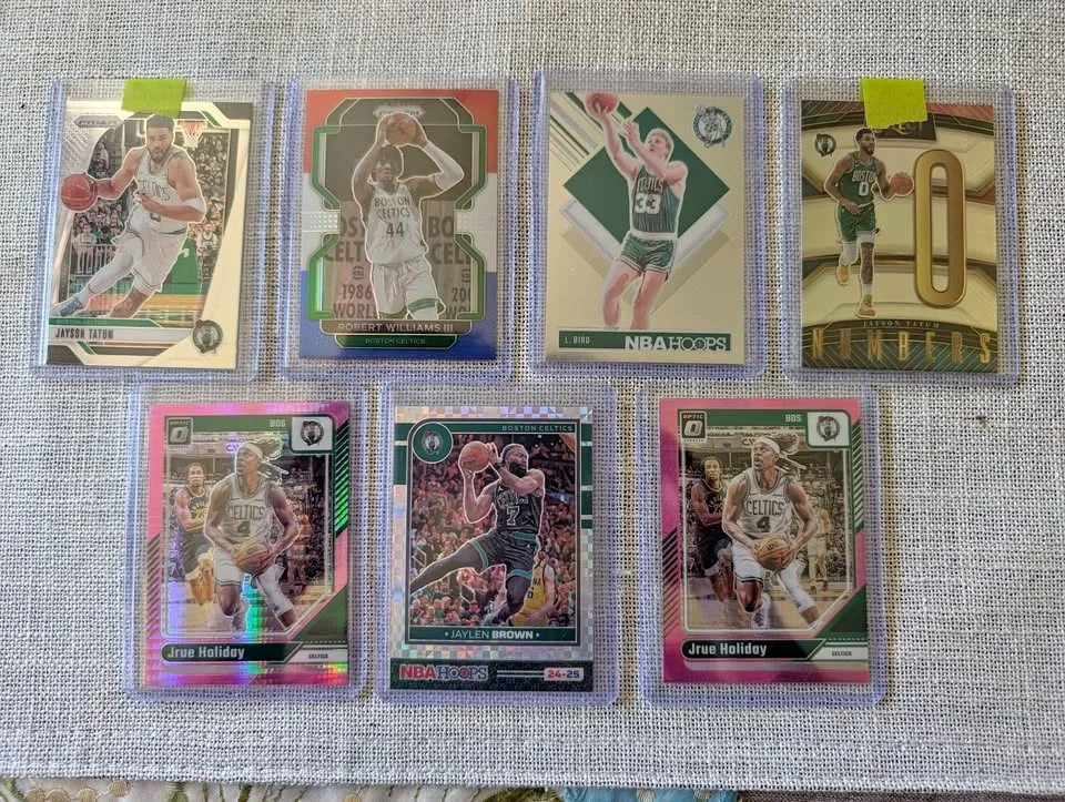 Boston Celtics NBA Basketball Cards - Jayson Tatum, Jaylen Brown