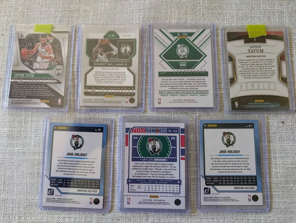 Boston Celtics NBA Basketball Cards - Jayson Tatum, Jaylen Brown - photo 2