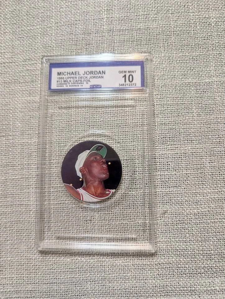 1995 Upper Deck Michael Jordan Milk Cap CCG Gem Mint 10